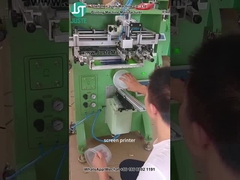 Stampa a schermo curvo di stampa del logo per vaschetta usa e getta