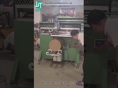 Stampa a schermo curvo per stampare il logo per secchi di plastica (1)