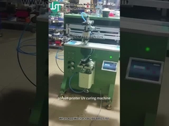 Stampa a schermo curvo di logo per secchi di plastica (3)