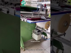 Stampa a schermo curvo per stampare il logo per secchi di plastica (6)