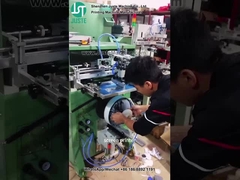 Stampa a schermo curvo per stampare il logo per guscio di plastica (2)