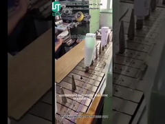 Stampa a schermo curvo stampando forma ellissa per bottiglia di plastica