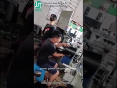 Stampa a schermo curvo stampa forma ellissa per secchio di plastica