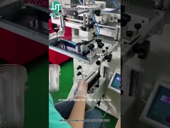 Stampa a schermo curvo stampa logo per tazze di plastica